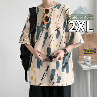 Áo thun nam dáng rộng thường ngày Áo thun ngắn tay Ins