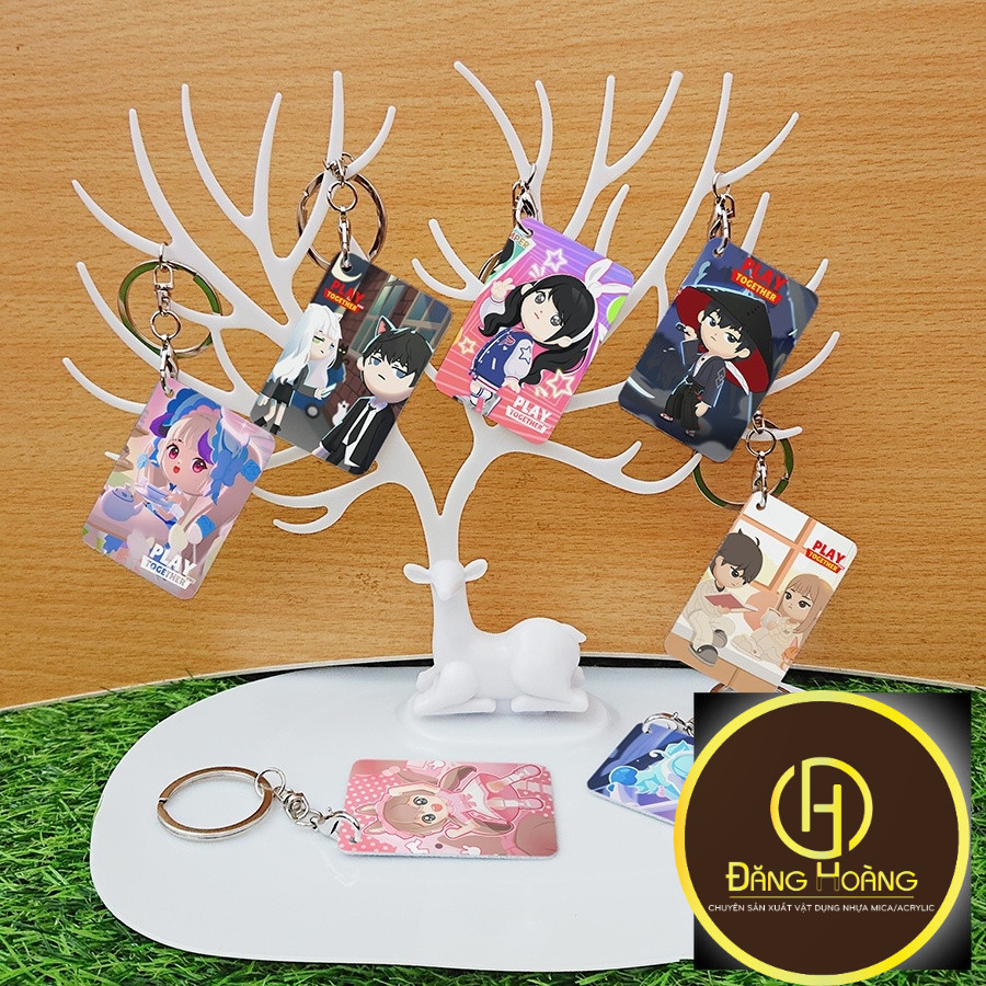 Móc Chìa Khóa Play Together Hai Mặt Thời Trang (nhiều mẫu)_ĐH