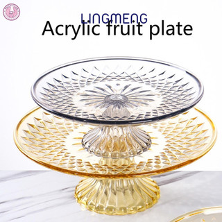 Đĩa trưng bày bánh cupcake LINGMENGPaper, đĩa tráng miệng chống vỡ, có giá đỡ