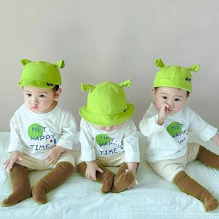 Dễ Thương Xanh Cho Bé Nón Bé Trai Bé Gái Mũ Bóng Chày Có Tai Mùa Hè Che Nắng Mũ Đạo Cụ Chụp Ảnh Mũ Trẻ Em