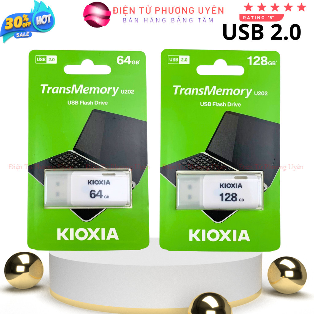 SKU340 - USB 8GB 16GB 32GB 64GB 128GB Kioxia hàng chính hãng bảo hành 5 năm