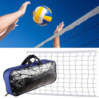 Lưới bóng chuyền chuyên nghiệp 32 FT x 3 FT Lưới thể thao có dây và túi đựng cho bóng chuyền chuyên nghiệp / Trong nhà và ngoài trời