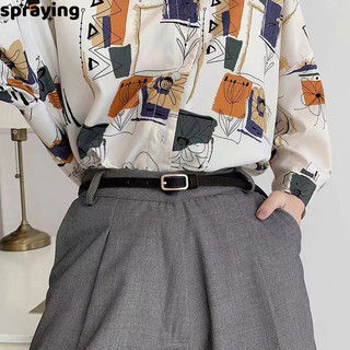 Phun Rt Retro Pháp Da PU Thắt Lưng Nữ Unisex Thắt Lưng Khóa Quần Jean Nữ Nam Mỏng Thắt Lưng VN