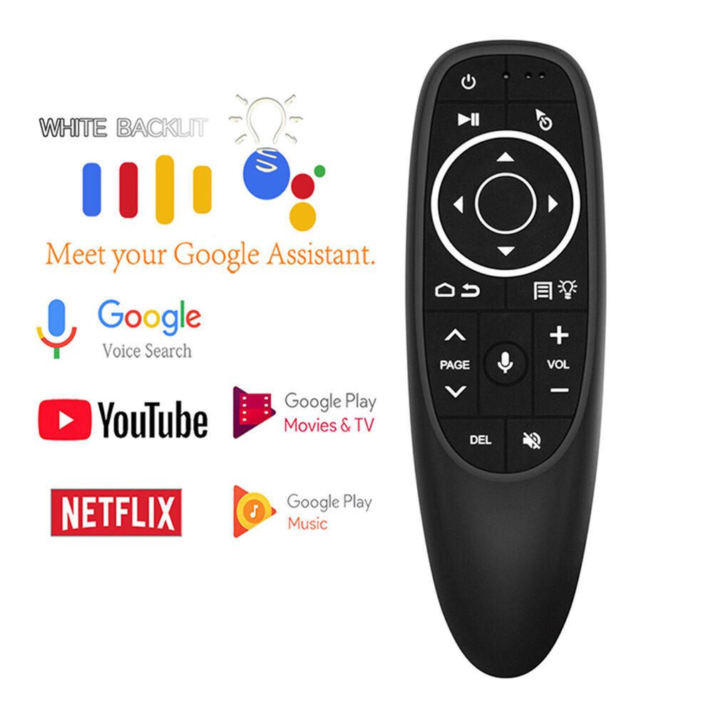 Chuột không dây có đèn nền G10S Pro 2.4G Điều khiển từ xa bằng giọng nói cho Android TV Box