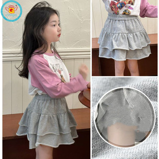 Iq Angel Girls Váy mùa hè Váy có lót quần an toàn Chống lộ Váy bánh Váy ngắn