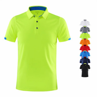  Áo sơ mi Polo ngắn tay khô nhanh Tập đoàn công ty Golf Thương hiệu thoáng khí Ve áo thể thao ngắn tay 8 màu lớn