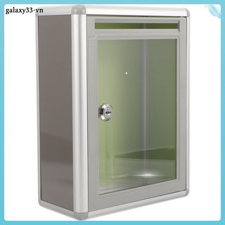 Taduo Hộp thư trong suốt Hộp đựng trong suốt Giá treo tường có khóa Hộp thư Văn phòng Bài đăng tại nhà