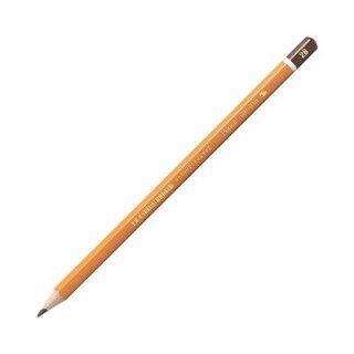 Bút chì gỗ 2b thiên long gp-018 - thân nâu