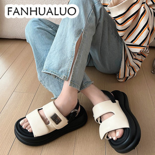 FANHUALUO dép sandal nữ dép bánh mì đế cao Đẹp Thời trang Độn đế Tiện dụng FDL2450UTY 27Z240701