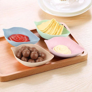 Chén nước chấm hình chiếc lá - chén đựng gia vị chiếc lá