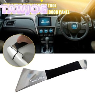 Tawjog Loại bỏ gương chiếu hậu Kim loại Crowbar Bạc Thiết bị đầu cuối âm thanh Pry Bar Công cụ loại bỏ bảng điều khiển trung tâm