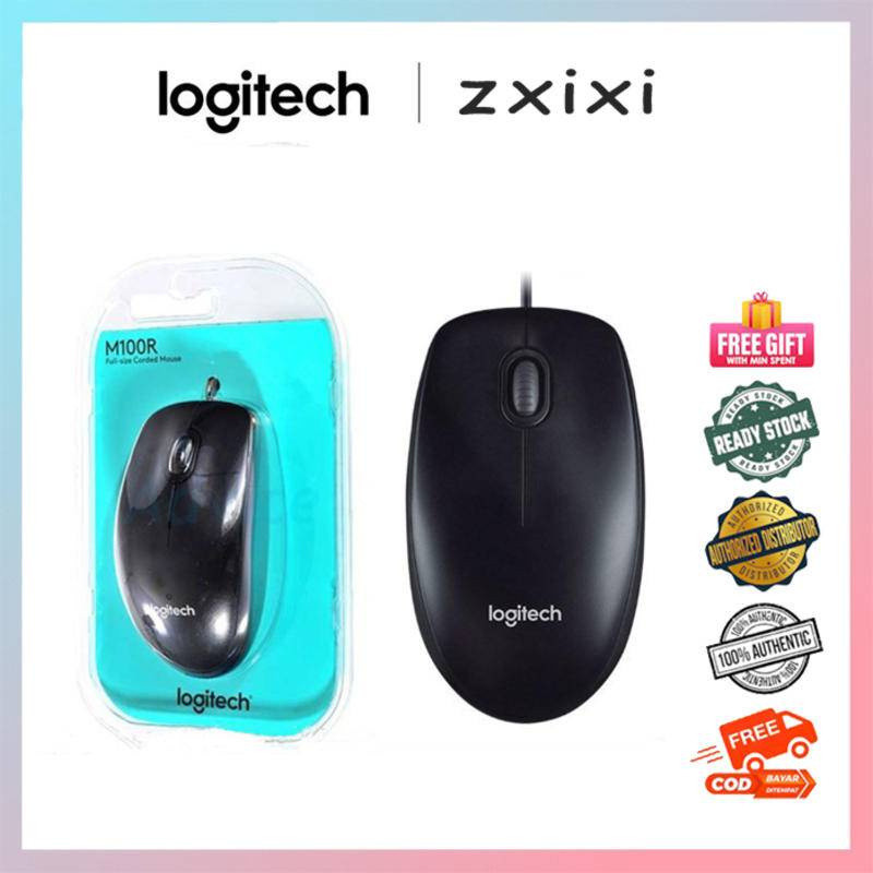 Chuột quang có dây USB Logitech M100R Đen
