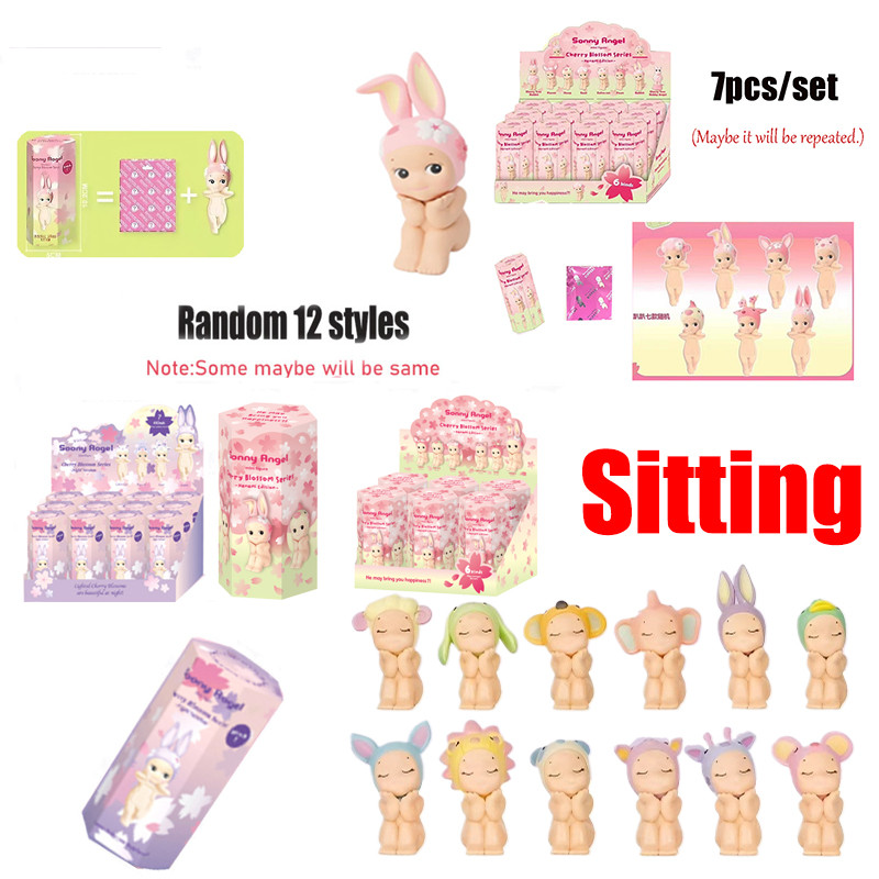 Ngẫu Nhiên 12 Mảnh Sonny Angel Hippers Cherry Blossom Series Hanami Edition Mini Hình Sonny Angel Bl