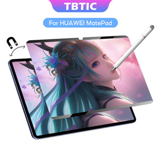 Tbtic Từ Matte Paperlike Bảo Vệ Màn Hình Cho Huawei MatePad 11.5S Air 11.5 SE 11 inch 2024 2023 2021 Honor Pad X9