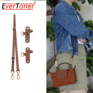  Evertoner cho túi xách Mini dài dây đeo vai bằng da Bộ dây đeo màu con công cho phụ kiện chuyển đổi túi không đục lỗ 