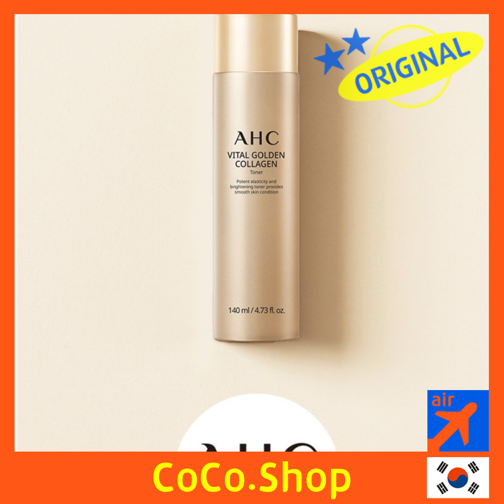 [AHC] Vital Golden Collagen Toner 140ml, Lotion 140ml