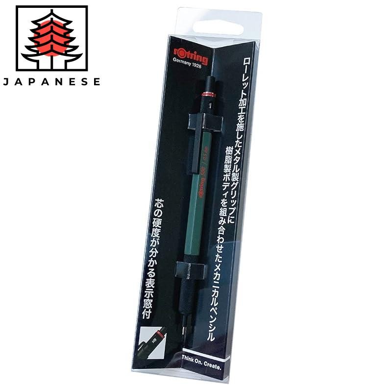 [Direct from JP]- rOtring Mechanical Pencil 500 Green 2164106H 0.5mm Fine Lead
- rOtring Mechanical 