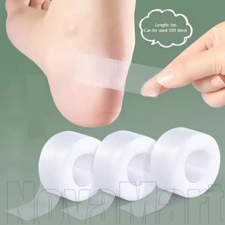 Miếng dán gót chân trong suốt 1 / 3 / 5Roll 5M - Băng dính chống rơi - Băng gót chân chống thấm nước - Miếng dán gót chân chống mài mòn - Miếng dán bảo vệ gót chân vô hình - Miếng dán giảm đau chân