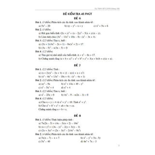 Sách - 100 Đề Kiểm Tra Toán 8