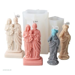 3d jesuses khuôn silicon thạch cao xà phòng nhựa khuôn diy bánh