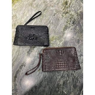Clutch 1 Kéo xl Mỏng Da Cá Sấu 25*13*4 Nam Kem