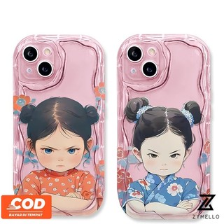 Tương thích với IPhone 15 Pro Max IPhone 11 IPhone 14 Pro Max IPhone 13 Pro Max IPhone 12 Pro Max IPhone 7 Plus IPhone 8 Plus Vỏ điện thoại TPU chống sốc cho cô gái hoạt hình dễ thương