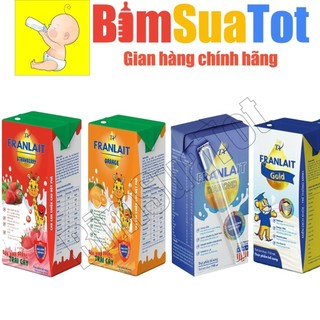 Sữa dinh dưỡng pha sẵn vị Cam, Dâu, Gold, Diamond Franlait 110ml nguyên thùng
