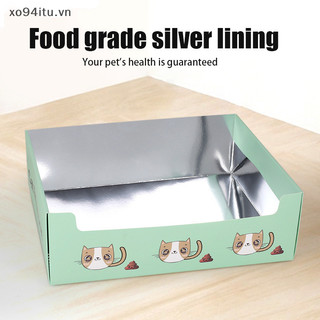 Xoitu Có Thể Gập Lại Dùng Một Lần Mèo Hộp Đựng Thú Cưng Cát Hộp Đựng Mèo Con Du Lịch Vệ Sinh Chống Bắn Chống Thấm Nước Không Gian Lớn Mèo Bedpan VN