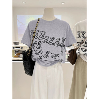Áo thun unisex cotton tay ngắn, cổ tròn, dáng rộng, plus size 5XL