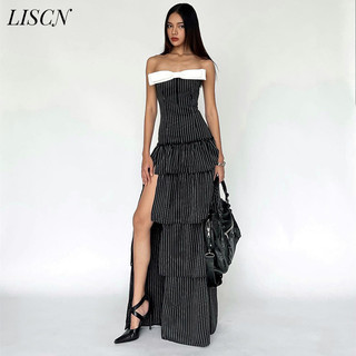 LISCN váy Đầm váy nữ body đầm Hàn Phong Trendy Korean Xu hướng WLQ2441703 19Z240507