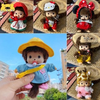 🐬Mới! Disney Monchichi Kawaii Sang Trọng Búp Bê Móc Khóa Túi Mặt Dây Đồ Chơi Sang Trọng