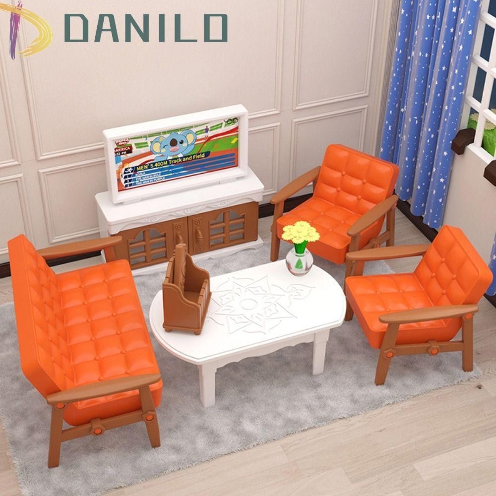 Danilo Nhà Búp Bê Nội Thất Cho Trẻ Em Đồ Chơi DIY Phòng Ngủ Nhà Chơi Đồ Chơi Quà Tặng Giáng Sinh Nội Thất Mini Mô Phỏng Búp Bê Nhân Vật Hành Động Đồ Chơi Nội Thất Mô Phỏng Nội Thất