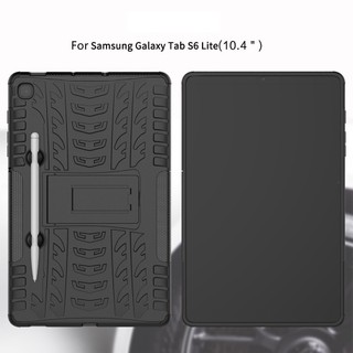 Ốp giáp cho samsung galaxy s6 lite 2024 sm-p620 sm-p625 sm-p610 sm-p615 sm-p613 sm-p619 2022 2020 10.4 pc cứng chống sốc + tpu hybrid stand tablet cover
