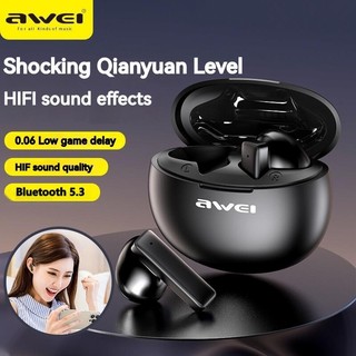 Tai nghe bluetooth t87 awei với tai nghe bluetooth 5.3 không dây âm nhạc xuyên biên giới