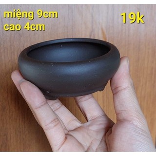GV. Chậu mini bonsai gốm đất nung đẹp