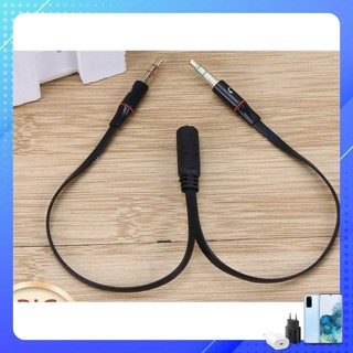 [Mã ELHACE giảm 4% đơn 300K] [Mã ELFLASH3 hoàn 10K xu đơn 20K] Cáp gộp audio và mic 3.5mm Jack gộp tai nghe 3.5 mạ vàng