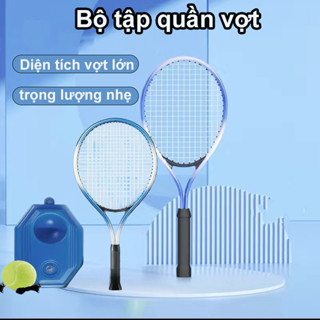 Bộ Dụng Cụ Tập Tennis Cho Một Người,Có Dây Có Thể Đàn Hồi, Bộ Vợt tennis Tự Tập Luyện Tiện Dụng Cho Người Mới Bắt Đầu