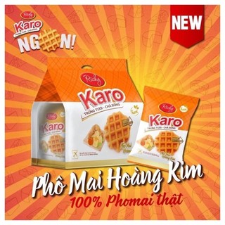 Combo 4 bịch Bánh tươi Karo Hoàng Kim Richy KARO (26g/chiếc)