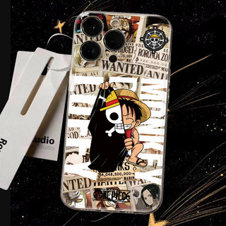 ốp iphone 11/12/13/14/15 Pro Max anime Luffy Silicone sang chảnh trong suốt Case For ốp lưng iphone 11,12,13,14,15,11PM,12PM,13PM,14PM,15PM