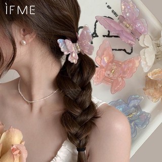 IF ME Kẹp Tóc Bướm Nhiều Màu Sắc Cho Nữ Hoa Ngọt Ngào Frangipani Tóc Vuốt Kẹp Axit axetic Phụ Kiện Tóc Đuôi Ngựa
