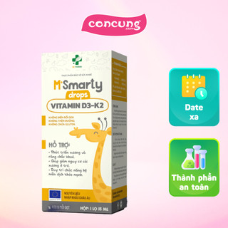 Vitamin giúp bé tăng chiều cao D3 - K2 Drops M'SMARTY