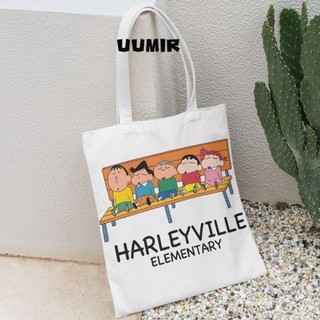 Túi xách vải, Túi mua sắm in họa tiết vải Crayon Shin-chan, Túi đeo chéo họa tiết hai mặt họa tiết Anime phù hợp hàng ngày