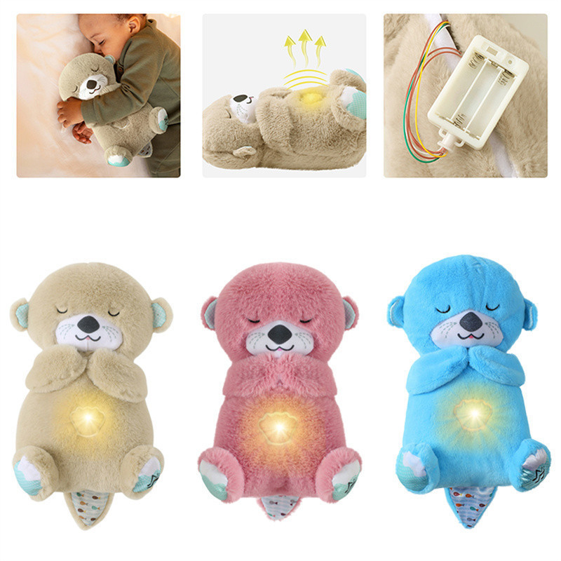 Ngủ Gấu Bông Cho Bé Niggle Thoáng Khí Otter Đồ Chơi Sang Trọng Koala Âm Nhạc Cudly Chuyển Động Hòa G