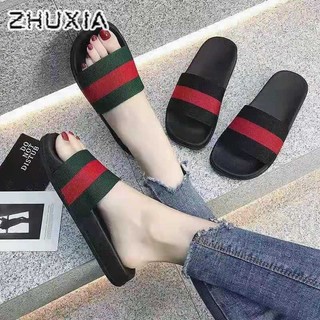 Dép đế dày phong cách Pháp mùa hè mới dép nam nữ thích hợp đơn giản