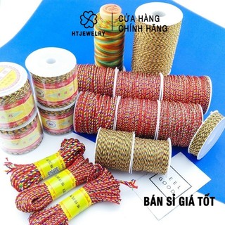   SIÊU RẺ  Dây chỉ ngũ sắc tết vòng tay - Hàng loại I 