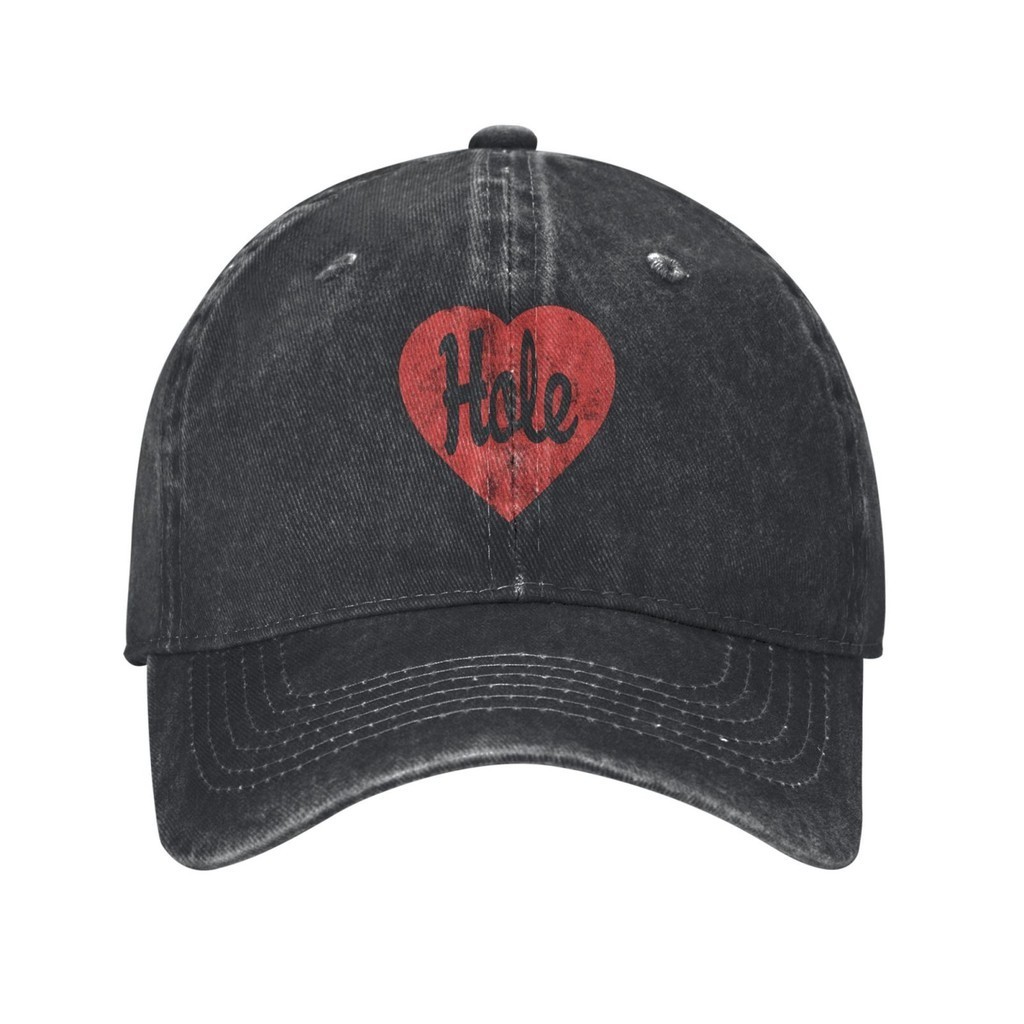 Hole Courtney Love Heart Logo Mũ cao bồi có thể điều chỉnh thời trang