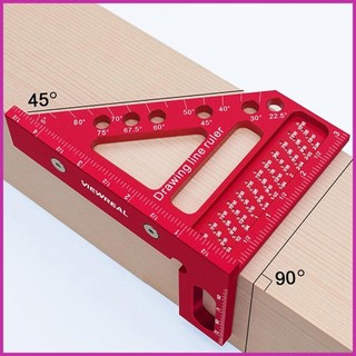 Thước đo đa góc Định vị lỗ Thước đánh dấu chính xác Định vị lỗ Thước đánh dấu chính xác Thước đo kerivn
