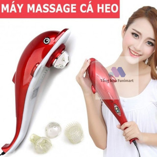 Máy massage cầm tay cá heo 6 đầu, Máy massage Cầm tay Cá Heo dophin giúp massage thư giãn tại nhà Máy cầm tay - FUNI