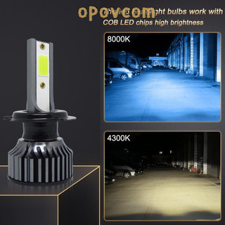 Đèn pha LED ô tô OPOVCOM 8000K 9V-36V COB IP68 36W H3 6063 Nhôm hàng không