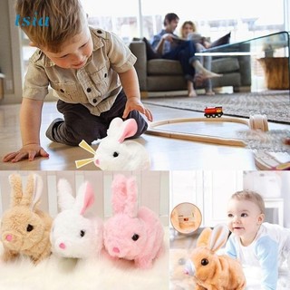 Ts- Thỏ Điện Tử Búp Bê Sang Trọng Giỏ Phục Sinh Đồ Nhồi Bông Đi Bộ Nói Mèo Thỏ Tương Tác Sang Trọng Đồ Chơi Có Cà Rốt